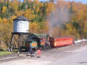 Marshfiled Station, der Ausgangspunkt der Cog Railway
