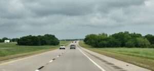 Oklahoma Interstate Die Interstate in Richtung Oklahoma City