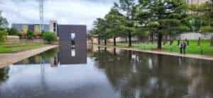 Oklahoma Memorial Das Oklahoma Memorial erinnert an den Bombenanschlag von 1965