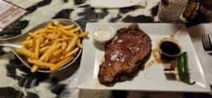 Big Texan Steak House Ein Ribeye Steak im Big Texan Steak House