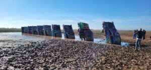 Cadillac Ranch Ein Denkmal der Route 66, die Cadillac Ranch