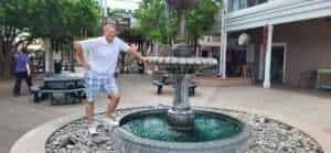 Albuquerque Der Brunnen auf der Oldtown Plaza in Albuquerque
