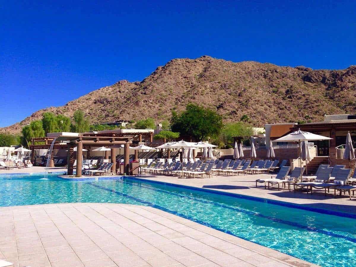 Marriott Scottsdale Der wunderschöne Hauptpool des Marriott Scottsdale