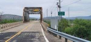 Texas Die Brücke über den Rio Pecos bei Sheffield
