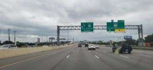 San Antonio Die Einfahrt auf der I10 in San Antonio