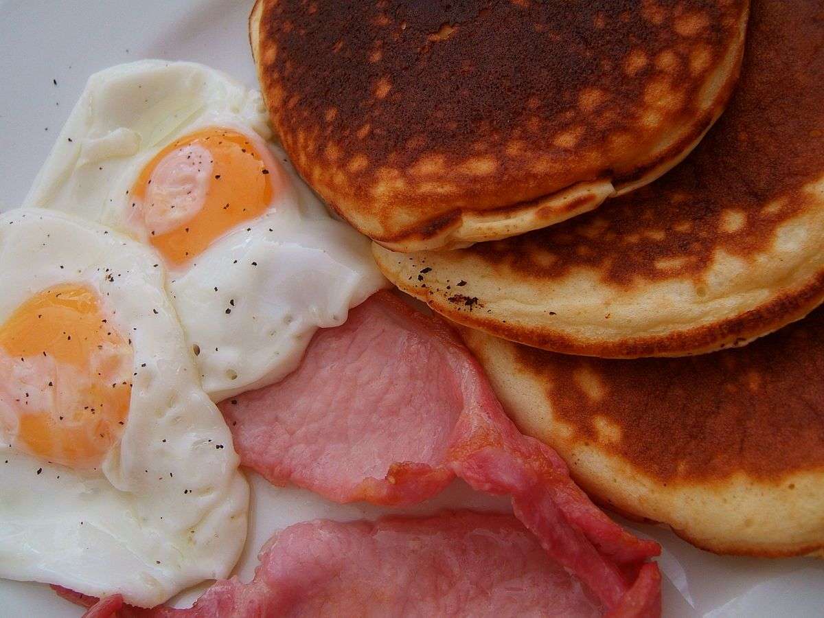 Ranch Frühstück So eine amerikanisches Frükstück gibt Kraft