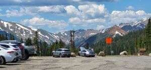 TGAR Der Blickj vom Berthoud Pass auf die Gipfel der Rockies