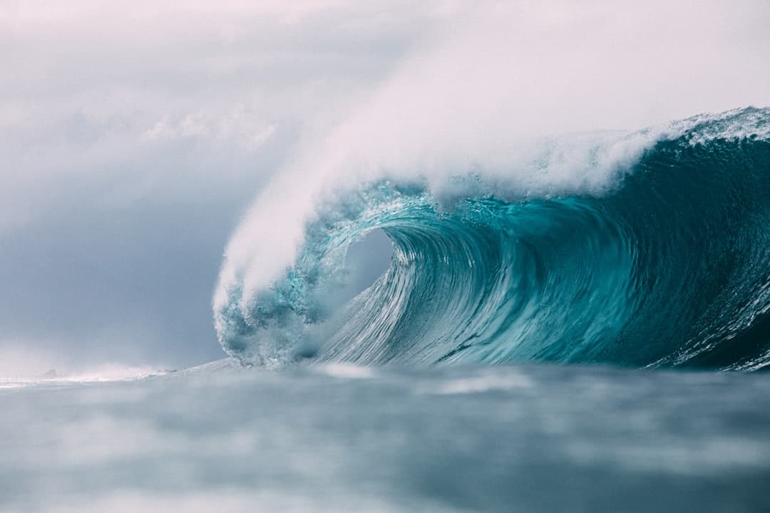 Photo by Matt Paul Catalano white and blue ocean waves