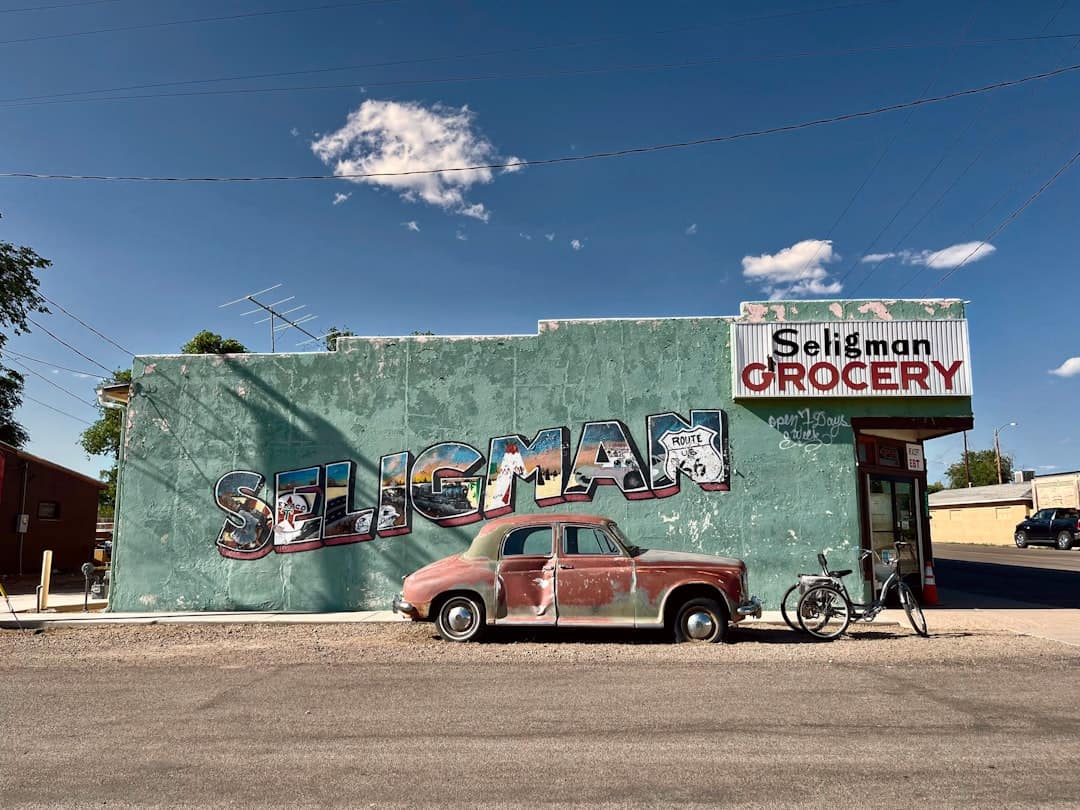 Photo by Priyanka Thakran A car parked in front of a building