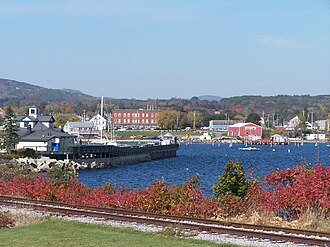 Rockland_Harbor Kleiner Ort am Meer