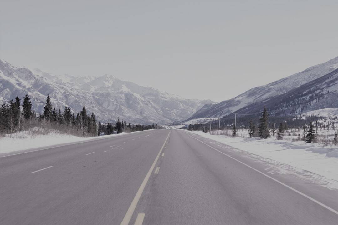 Photo by Qiuhai Gao empty highway