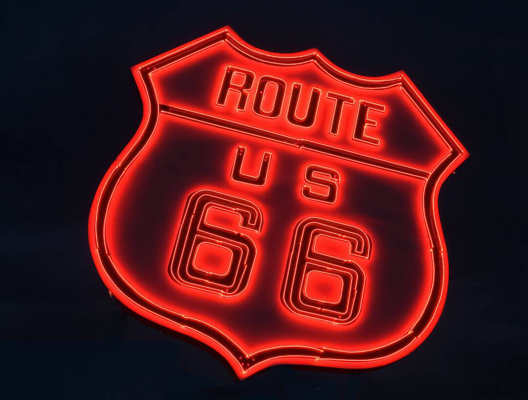 Photo by Carol Highsmith's America Neon sign at the National Route 66 Museum in Elk City, Oklahoma