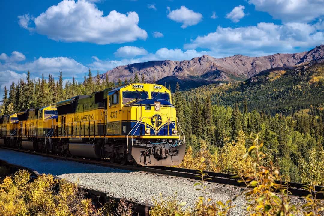 Photo by Carol Highsmith's America The Alaska Train from Denali National Park