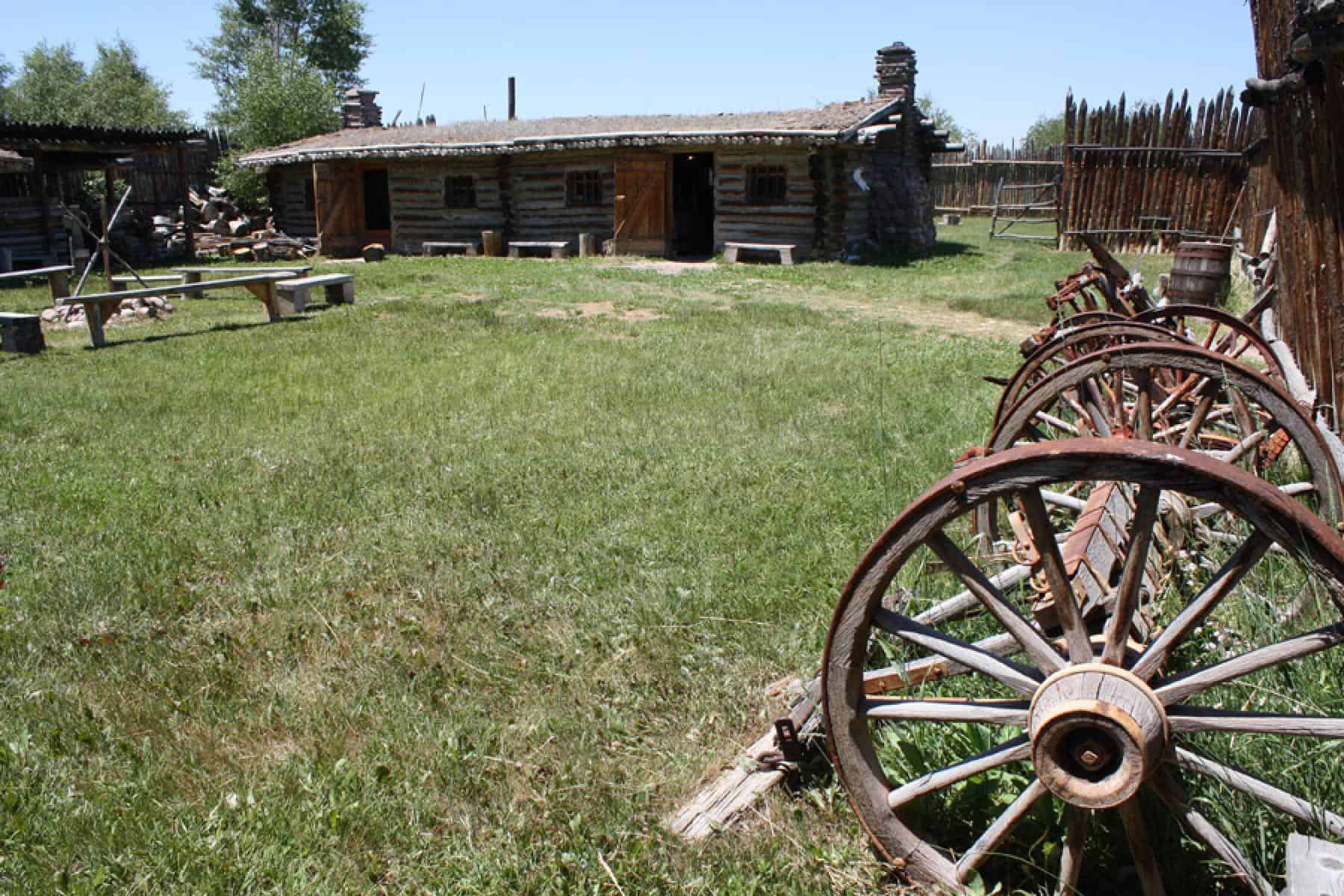 Historische Handelsstation Fort Bridger in Wyoming – wichtige Versorgungsstation am Oregon Trail